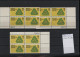 USA Michel Cat.No. Mnh/** 905 Different Positions And Different Plate Nos - Plate Blocks & Sheetlets