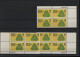 USA Michel Cat.No. Mnh/** 905 Different Positions And Different Plate Nos - Plate Blocks & Sheetlets