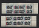USA Michel Cat.No. Mnh/** 891 Different Positions And Different Plate Nos - Plate Blocks & Sheetlets