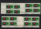 Delcampe - USA Michel Cat.No. Mnh/** 888 Different Positions And Different Plate Nos - Plate Blocks & Sheetlets