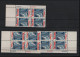 Delcampe - USA Michel Cat.No. Mnh/** 903 Different Positions And Different Plate Nos - Plate Blocks & Sheetlets