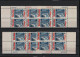 Delcampe - USA Michel Cat.No. Mnh/** 903 Different Positions And Different Plate Nos - Plate Blocks & Sheetlets