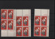 USA Michel Cat.No. Mnh/** 887 Different Positions And Different Plate Nos - Numero Di Lastre