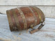 Ancien Tonnelet Tonneau Ovale Bois Vendangeur Vigneron Vigne Saint-Bernard Art Populaire - Strumenti Antichi