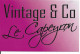 [33] Gironde > Mérignac Vintage & Co Le Capeyron  Carte Publicitaire Publicité - Merignac