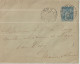 VP 64 . Entier Postal Sur Enveloppe . Type Sage . Cachet Arrondi Pointillé . Vivy . Cachet Vernon . 1900 . - Enveloppes Types Et TSC (avant 1995)