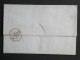 DJ 3 ITALIA  DEUX SICILE   BELLE  LETTRE  1854 NAPOLI A LYON FRANCIA ++ AFF. INTERESSANT+++ - Sizilien