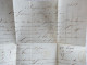 DJ 3 ITALIA  DEUX SICILE   BELLE  LETTRE  1854 NAPOLI A LYON FRANCIA ++ AFF. INTERESSANT+++ - Sizilien