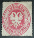 Old Germany, Lubeck 2 Schilling 1863 MH ,Michel 10, Expert Inspected And Signed - Luebeck