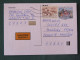 Czech Republic 2001 Stationery Postcard 5 Kcs Prague Sent Locally + Church - Briefe U. Dokumente