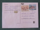 Czech Republic 2001 Stationery Postcard 5 Kcs Prague Sent Locally + Church - Briefe U. Dokumente