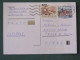 Czech Republic 2001 Stationery Postcard 5 Kcs Prague Sent Locally + Church - Briefe U. Dokumente