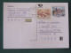 Czech Republic 2001 Stationery Postcard 5 Kcs Prague Sent Locally + Church - Covers & Documents