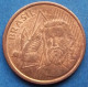 BRAZIL - 5 Centavos 2018 "Tiradentes" KM# 648 Monetary Reform (1994) - Edelweiss Coins - Brazil