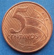 BRAZIL - 5 Centavos 2022 "Tiradentes" KM# 648 Monetary Reform (1994) - Edelweiss Coins - Brasil