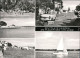 Leisten-Plau (am See) Mehrbild: Zeltplatz, Sportanlage Und Strand 1982  - Plau