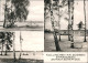 Ansichtskarte Kallinchen-Zossen Rutsche, Bungalow, Uferbereich 1976 - Zossen