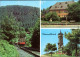 Ansichtskarte Cranzahl-Sehmatal Fichtelbergbahn, Fröbelhaus, Fröbelturm 1972 - Oberweissbach