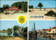 Ansichtskarte Ueckermünde Strand, HOG Am Strandbad, Hafen 1966 - Ückermünde