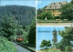 Ansichtskarte Cranzahl-Sehmatal Fichtelbergbahn, Fröbelhaus, Fröbelturm 1970 - Oberweissbach