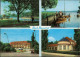 Ansichtskarte Bad Saarow Bootsanlegestelle, See, Bahnhof, Kurhaus 1963 - Bad Saarow