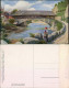 Ansichtskarte Forbach (Baden) Alte Holzbrücke 1918 - Forbach