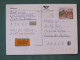 Czech Republic 2001 Stationery Postcard 5.40 Kcs Prague Sent Locally From Prague, EMS Slogan - Briefe U. Dokumente