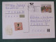 Czech Republic 2001 Stationery Postcard 5.40 Kcs Prague Sent Locally From Prague, EMS Slogan - Lettres & Documents