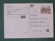 Czech Republic 2001 Stationery Postcard 5.40 Kcs Prague Sent Locally From Cheb, Post Fax Slogan - Lettres & Documents