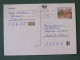 Czech Republic 2001 Stationery Postcard 5.40 Kcs Prague Sent Locally From Prague, EMS Slogan - Lettres & Documents