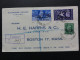 TANGIER    R-Brief  Registered Cover  Lettre Recomm. 1946 To Boston/USA - Postämter In Marokko/Tanger (...-1958)