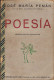 Poesía (1923-1937) - José María Pemán - Sonstige & Ohne Zuordnung