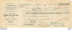 BROCARD ET LECLERC MANUFACTURE POELES EN FAIENCE PARIS LETTRE DE CHANGE 1908 AVEC TIMBRE FISCAL - Bills Of Exchange