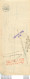BROCARD ET LECLERC MANUFACTURE POELES EN FAIENCE PARIS LETTRE DE CHANGE 1908 AVEC TIMBRE FISCAL - Bills Of Exchange