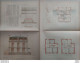 PETITES CONSTRUCTIONS FRANCAISES PL. 85 A 88   EDIT. THEZARD MAISON BOURGEOISE - Architettura
