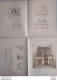 PETITES CONSTRUCTIONS FRANCAISES PL. 1 A 4   EDIT. THEZARD PETITE MAISON BOURGEOISE - Architektur