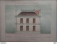 PETITES CONSTRUCTIONS FRANCAISES PL. 1 A 4  EDIT. THEZARD MAISON A LOYER POUR 2 LOCATAIRES - Architectuur