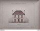 PETITES CONSTRUCTIONS FRANCAISES PL. 13 A 16 EDIT. THEZARD  MAISON BOURGEOISE - Architecture