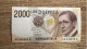 Italy，2000 Lire ，first Prefix AA-A ，rare，pick 115，Gem UNC - 2.000 Lire