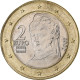 Autriche, 2 Euro, Planchet Error Struck On 1 Euro, 2002, Vienne, Bimétallique - Variétés Et Curiosités