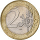 Autriche, 2 Euro, Planchet Error Struck On 1 Euro, 2002, Vienne, Bimétallique - Variétés Et Curiosités