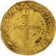 France, François Ier, Ecu D'or Au Soleil Du Dauphiné, Romans, Or, TTB - 1515-1547 Francisco I