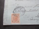 Österreich 1896 Kartenbrief K 19 (Poln.-Ruth.) Mit Zusatzfrankatur 2 Kreuzer Strichstempel Marienbad Nach Eger Gesendet - Carte-Lettere