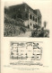 Architecture Propriété Du Docteur P.H. à La Californie Cannes Planche En Héliogravure Et Plan - Architettura