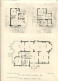 Architecture Villa « La Belote » Au Touquet Paris-Plage 3 Planches En Héliogravure Et Plan - Architektur