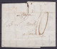 L. Datée 15 Mars 1798 De BRUXELLES Pour PARIS - Griffe "94/ BRUXELLES" - Port "10" - 1794-1814 (French Period)