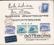 1936. POLSKA. Rare COMMERCIAL Cover To SVERIGES GRANITINDUSTRIS EXPORTFÖRENING, GÖTEB... (Michel 312 + 314 +) - JF542877 - Lettres & Documents