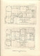 Architecture Villa Le Manoir à Hendecourt-lès-Cagnicourt (62) 3 Planches En Héliogravure Et Plan - Architecture