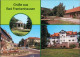 Ansichtskarte Bad Frankenhausen Kurpark, Badehaus, Anger, Schloß 1987/1988 - Bad Frankenhausen