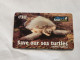 FiGI-(17FJB-FIJ-084)-Green Turtle-Vonu Dina-(79)(1996)-($3)-(17FJB024721)-(TIRAGE-38.200)-used Card+1card Prepiad Free - Fidji